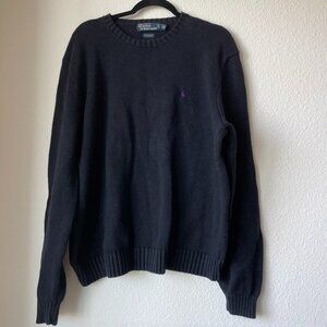 Polo by Ralph Lauren 100% Cotton Crewneck Knit Sweater